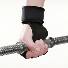 Huitich medium fitness gloves for men and women gripping a barbell for weightlifting