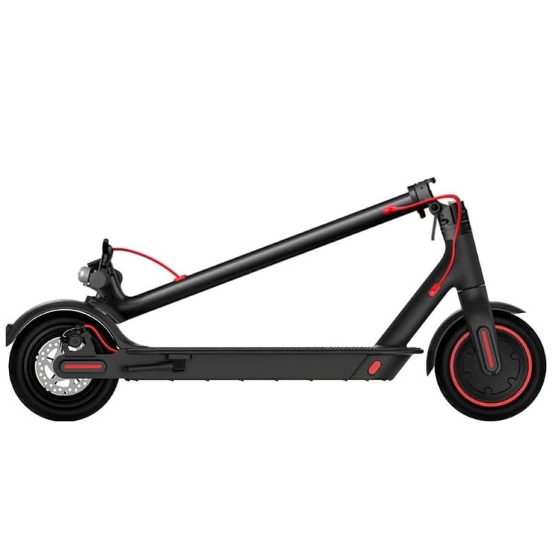 Winner sky electric Mi 365 scooter 30 km speed folded in black with red accents