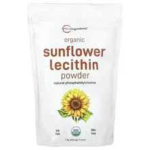 Organic sunflower lecithin powder pouch, 1 lb (454 g)