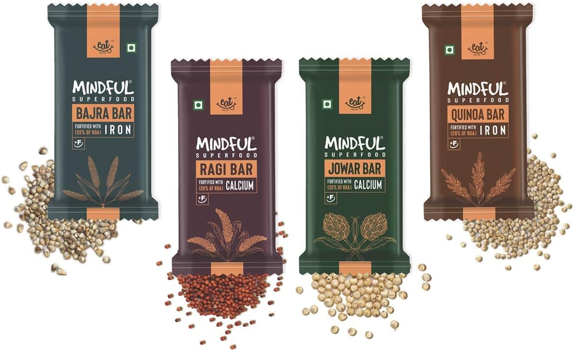 EAT Anytime Mindful Superfood Bajra Ragi Jowar Quinoa bars with grains gluten free energy bars UAE
