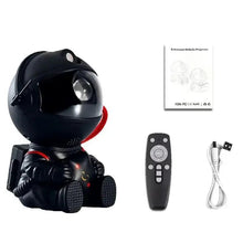 Astronaut galaxy light projector lamp kit with remote and USB cable