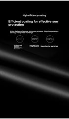 High-efficiency coating design for mini sun umbrella pocket size with effective sun protection features