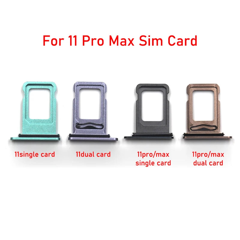 Mumzar iPhone 11 SIM card holder replacement metal trays in four colors for iPhone 11 11 Pro 11 Pro Max