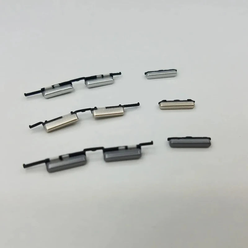 Mumzar Samsung Galaxy J7 2016 power button replacement set of metal side keys in silver gold gray