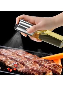 Modern Glass Olive Oil Spray Bottle & Vinegar Sprayer: Leak-Proof Design for Mess-Free Cooking - Mumzar.com