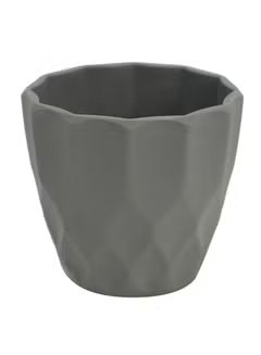 Modern Minimalism Gray Plastic Planters: Sleek Style for Indoor Greenery - Mumzar.com