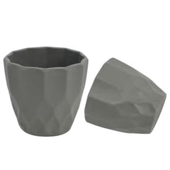Modern Minimalism Gray Plastic Planters: Sleek Style for Indoor Greenery - Mumzar.com