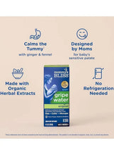 mommy's bliss Gripe Water original package with organic herbal extract icons