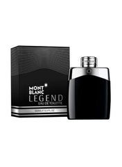 Mont Blanc Legend for Men 100ml Eau de Toilette in sleek black bottle with luxurious packaging