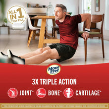 Move Free 3X Triple Action joint, bone, and cartilage supplement with tiny pill