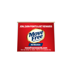 Move Free Ultra Triple Action review Move Free red rewards box with logo and movefreerewards com text