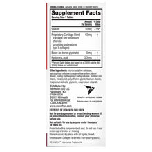 Move Free Ultra 3X Triple Action supplement facts nutrition panel on box