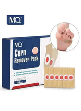 Corn remover pads box with adhesive foot patches, 24 count