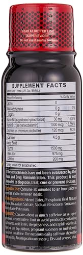 Muscle Core Nutrition L-Carnitine 89ml black and red bottle showing Supplement Facts label and ingredients