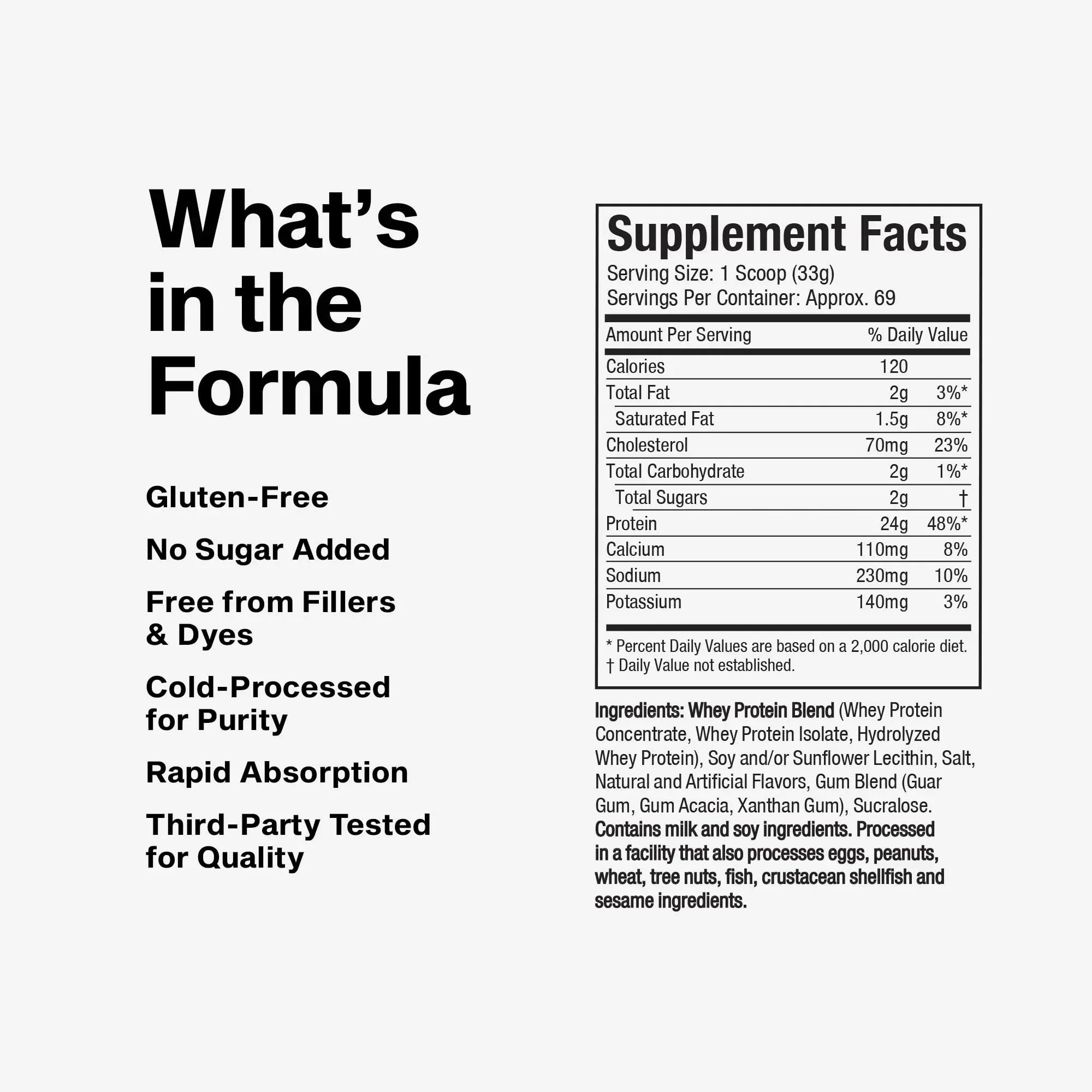 MuscleTech Whey Protein Powder (Vanilla Cream, 5LB) - Nitro-Tech Whey Protein Isolate Smoothie Mix for Lean Muscle & Recovery - 24g of Whey Gold for Women & Men - Packaging May Vary - Mumzar