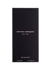 Narciso Rodriguez perfume for her 100ml in sleek black packaging for a luxurious fragrance experience