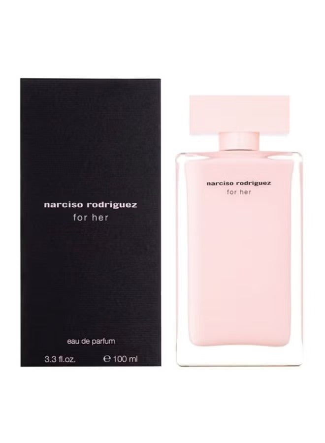 Narciso Rodriguez perfume for her 100ml in elegant pink bottle with sleek packaging