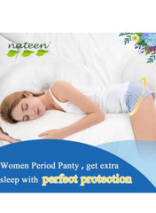 Nateen disposable period pants for women, designed for comfort and protection during sleep