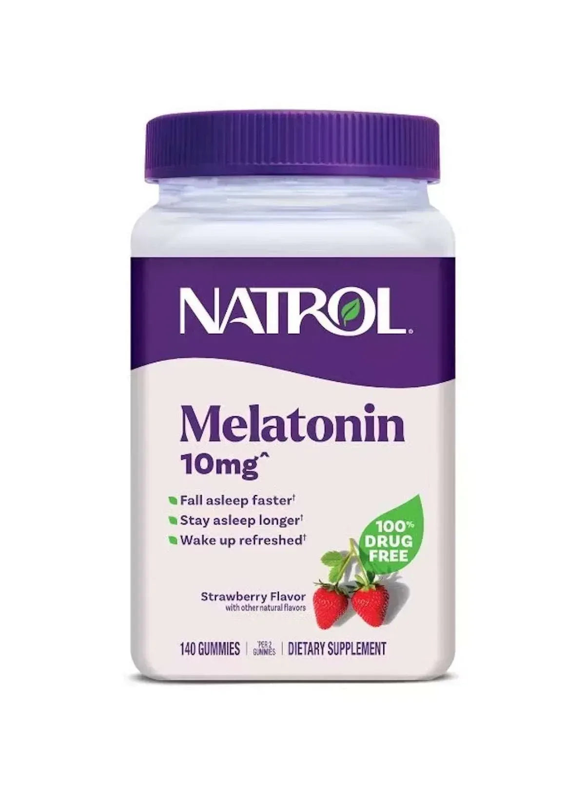 Melatonin Strawberry Flavor 10mg – 140 Gummies (Packaging May Vary) - Mumzar