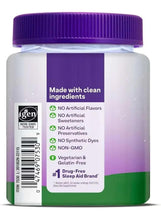 Natrol Kids melatonin gummies bottle, clean ingredients icons, non-GMO, drug-free sleep