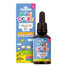 Vitamin D3 oral drops bottle with mini droplet carton, 50 ml