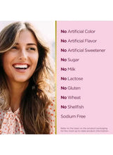 Coated caplets nutrition claims list: no artificial color, flavor, sweetener, sugar