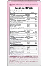 Supplement Facts label panel for Hair, Skin & Nails biotin coated caplets
