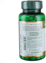 Calcium magnesium zinc supplement bottle, back label with barcode and cap