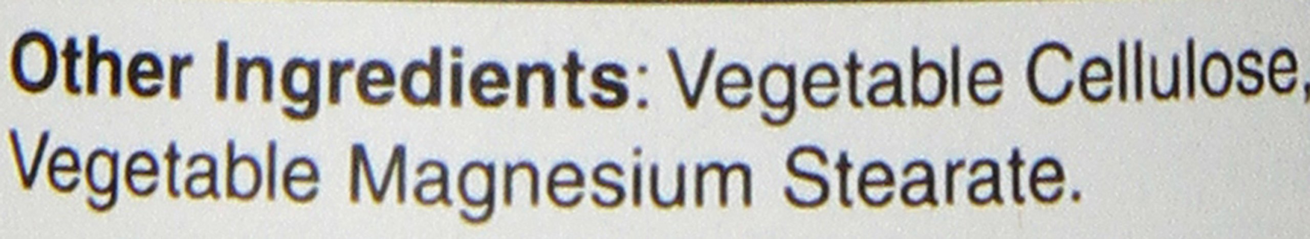 Natures Bounty high potency calcium supplement UAE other ingredients vegetable cellulose and vegetable magnesium stearate