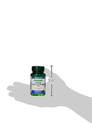 Natures Bounty Calcium 600 bottle held in hand showing three point six inch height high potency calcium supplement UAE