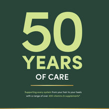 50 Years of Care product promotion text