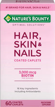 Nature's Bounty Hair, Skin & Nails coated caplets, 60 count