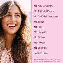 Hair, Skin & Nails label: no artificial color, flavor, sweetener, sugar