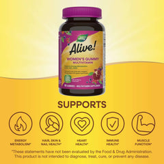 Nature's Way Alive Multivitamin Gummies for Women 60 Count - Mumzar