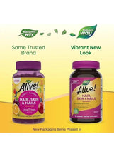Two dietary supplement gummy bottles shown side by side with purple caps