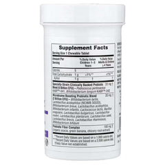 NaturesPlus kids probiotic chewables UAE supplement bottle with probiotic facts label visible