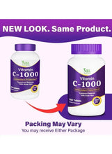 Two Vitamin C 1000 mg bottles, NBL Natural, 100 tablets each