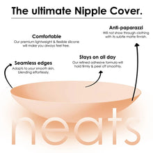 Nude seamless silicone nipple cover with smooth edges