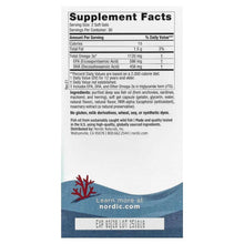Fish oil supplement facts panel for teen omega, 60 mini soft gels.