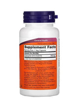 NOW CoQ10 200 mg supplement bottle, Supplement Facts back label
