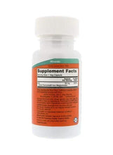 Now Foods iron supplement bottle back label with Supplement Facts panel and 36 mg serving