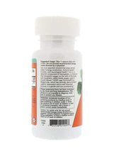 Now Foods iron supplement bottle back label with usage directions text