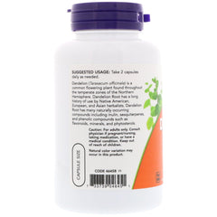 Now Foods Dandelion Root 500 mg 100 Veg Capsules
