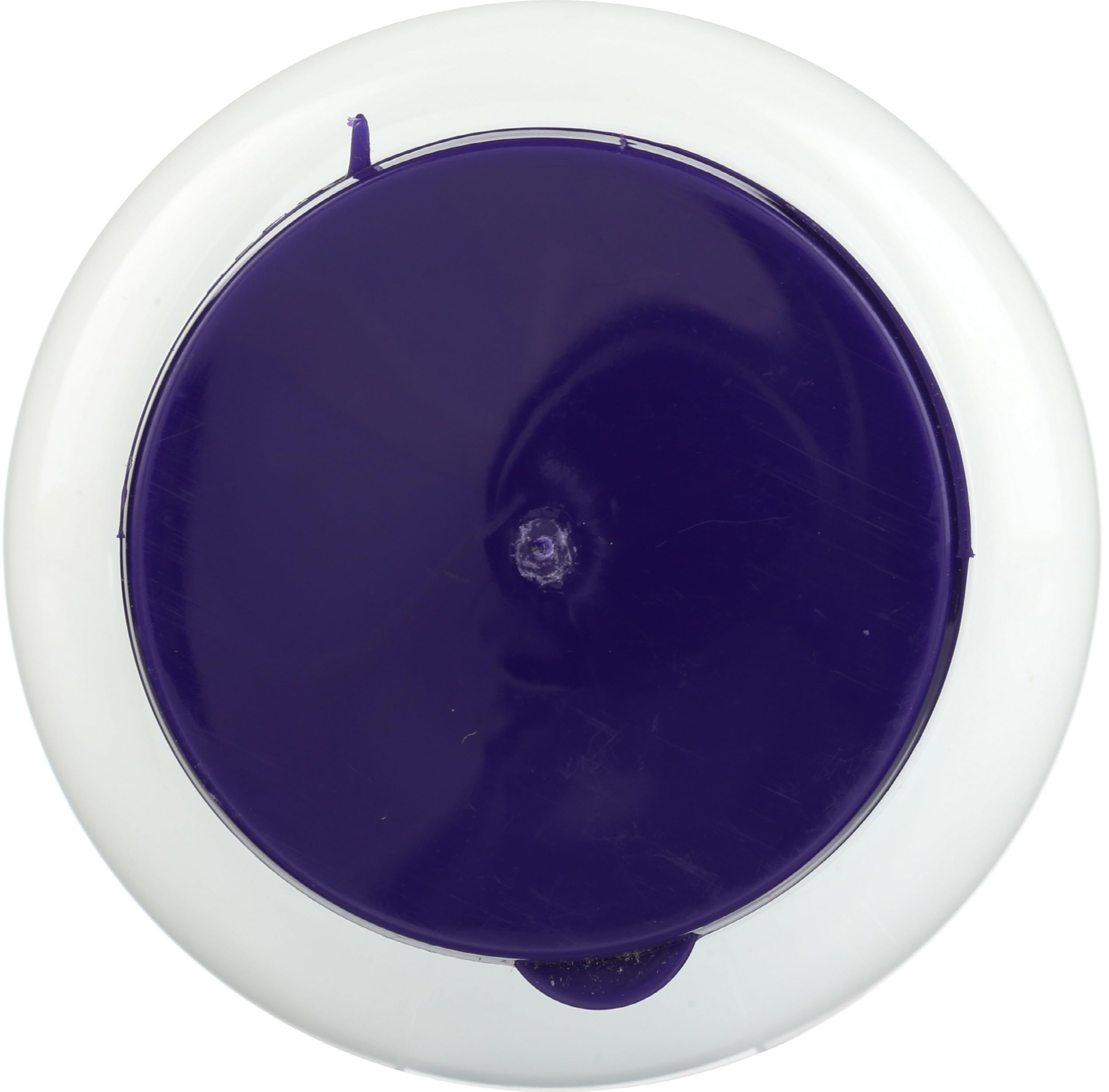 Top view of white supplement bottle with purple lid for Now Foods Super Enzymes capsules