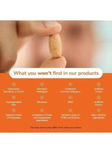 L-carnitine supplement label panel listing allergen and additive exclusions
