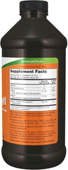 NOW Foods Liquid Chlorophyll Mint Flavor in a 16 oz bottle for refreshing daily wellness