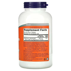 NOW Foods Magnesium Citrate – 200 mg, 250 Tablets - Mumzar