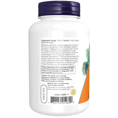 NOW Foods Supplements, Magnesium Glycinate 100 mg, Highly Absorbable Form, 180 Tablets - Mumzar