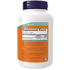 NOW Foods Supplements, Magnesium Glycinate 100 mg, Highly Absorbable Form, 180 Tablets - Mumzar