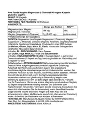 NOW Foods Magtein Magnesium L-Threonate capsules in vegan 90-count packaging for nutrient support